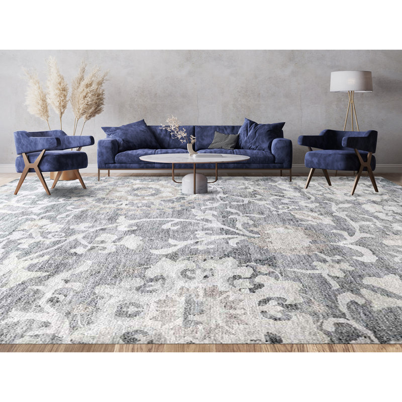 Nomad Floral Area Rug, Rectangle 2' x 3'