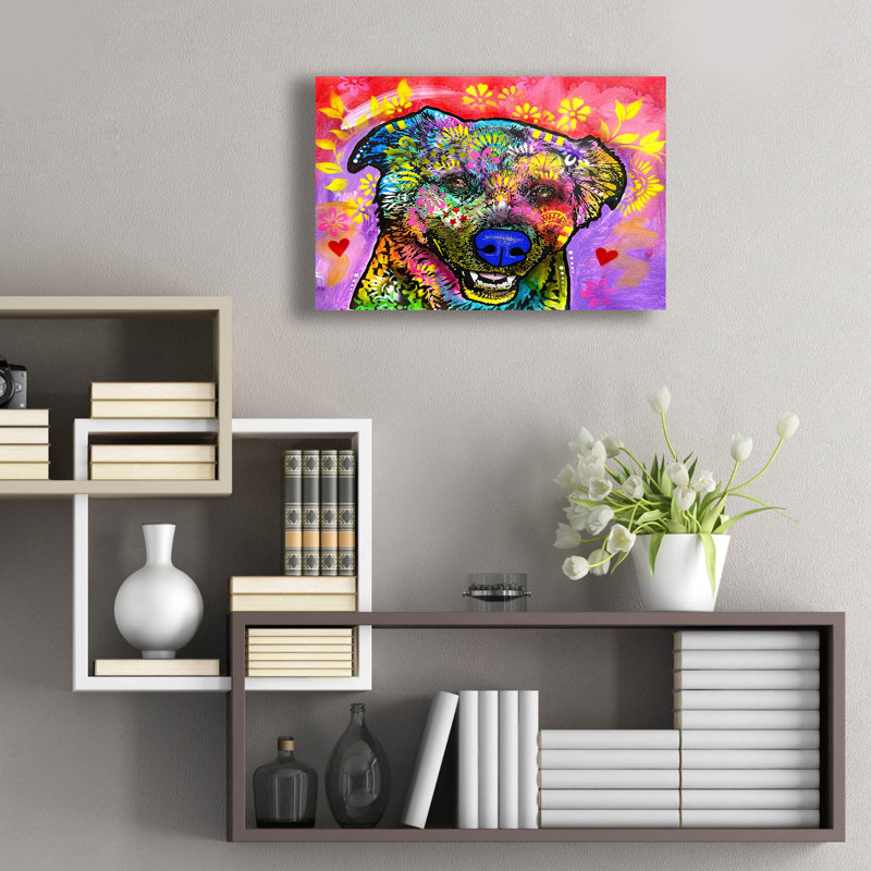  «Disco» par Dean Russo, art mural en verre acrylique, 24 po x 16 po, H 16 po x l 24 po