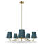 Wrought Iron 5-Light Chandelier-2134210159-2144607140