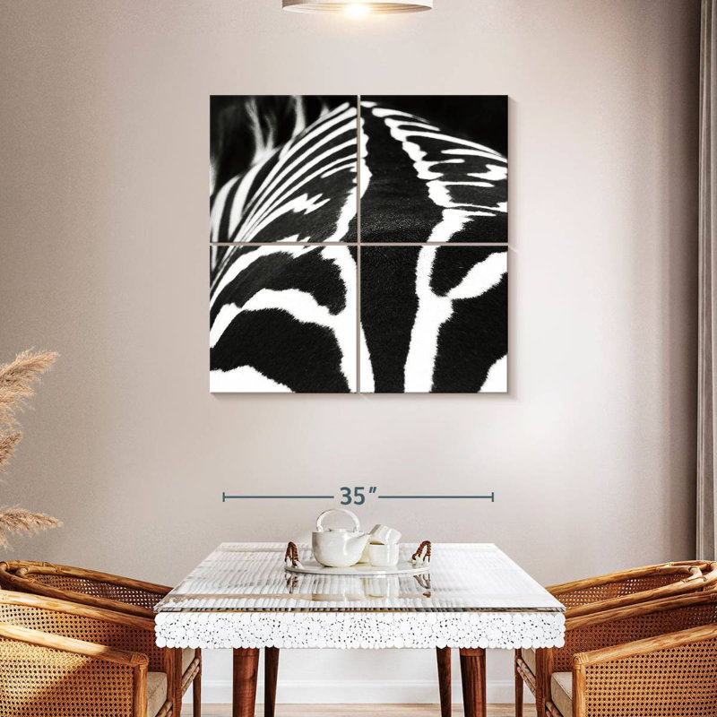 Brampt Zebra Stripes Pattern VI, 38" H x 38" W