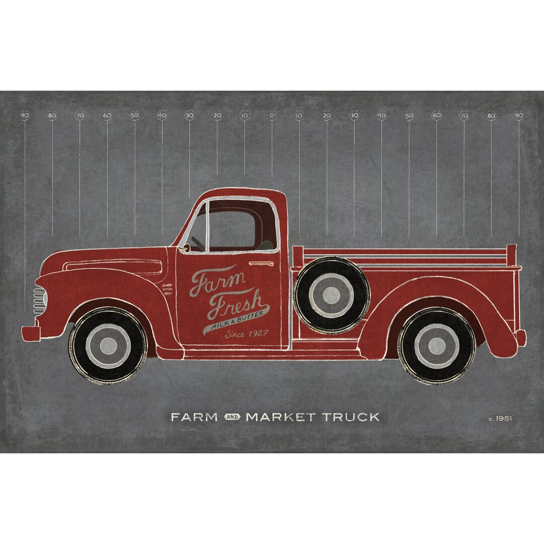 Leinwandbild Farm Truck von Sue Schlabach