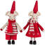 Décorations de Noël pour souris debout, 6 po, ensemble de 2
