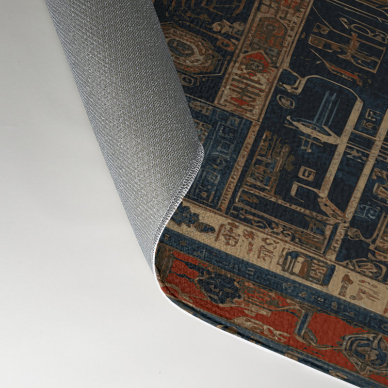 Tapis brun d'intérieur et d'extérieur, Rectangle 5 pi x 7 pi