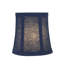 Abat-jour cloche en tissu 5 "H (denim)-26613767