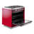 Verona Ultima Series 36 Inch Dual Fuel Range with 5 Sealed Burners (Burgundy)-100847377