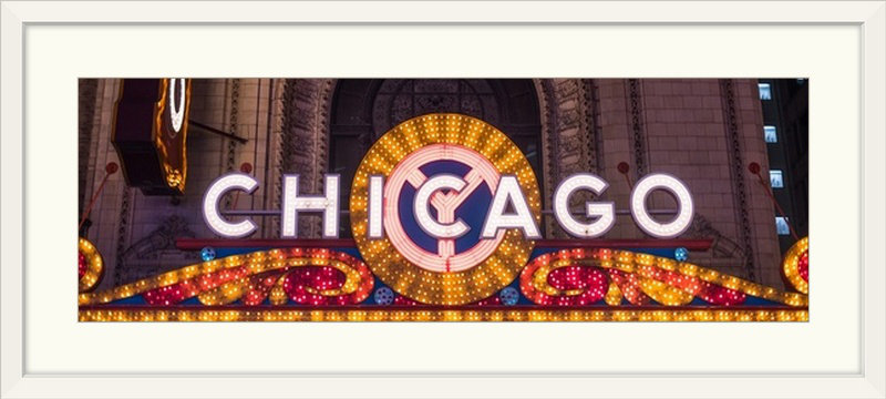 " Chicago Theater Marquee At Night " Great Big Canvas 