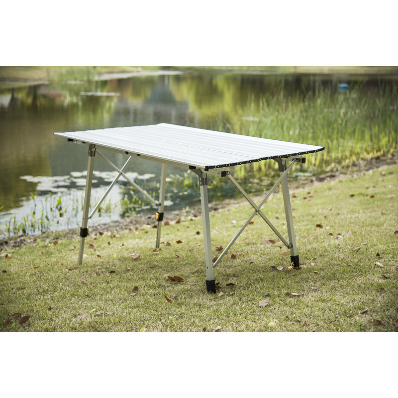 Morrice Dakota Fields Rectangular Camping Table, 78.5cm H x 120cm L x 68.5cm D, White