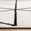 Kempst White Black Geometric Lines Area Rug-1592771897