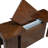 10 Pc Mid Century Dining Table Set includes an Extendable Rectangle Table, 1 Coffee Table, 7 Dining Chairs and 1 Modern Bench, Antique Walnut-1924261973