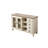 Solid Wood Red Oak gray and white Sideboard