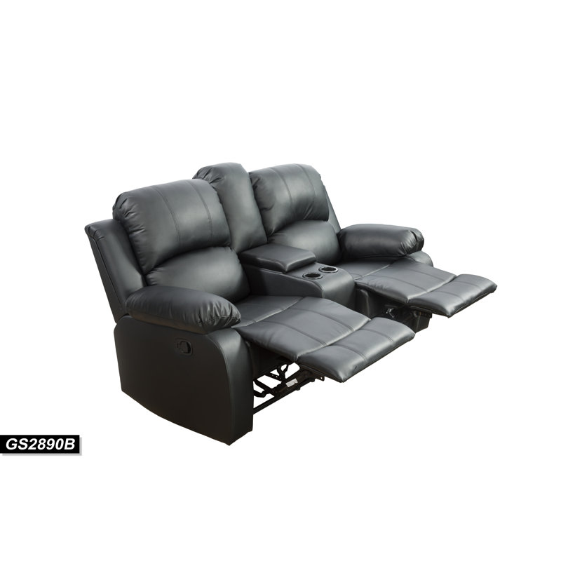 Alohna 73.5'' Faux Leather Reclining Loveseat