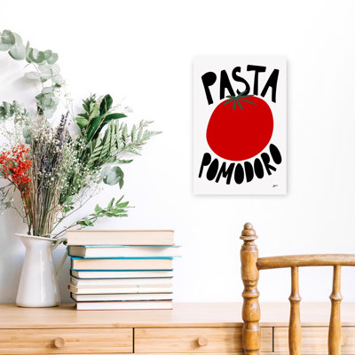 Pasta Pomodoro Classic Minimalist Wall Art