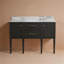 Meuble-lavabo simple 48 po avec dosseret, comptoir intégré, pieds en bois massif de 48 po-1463442424