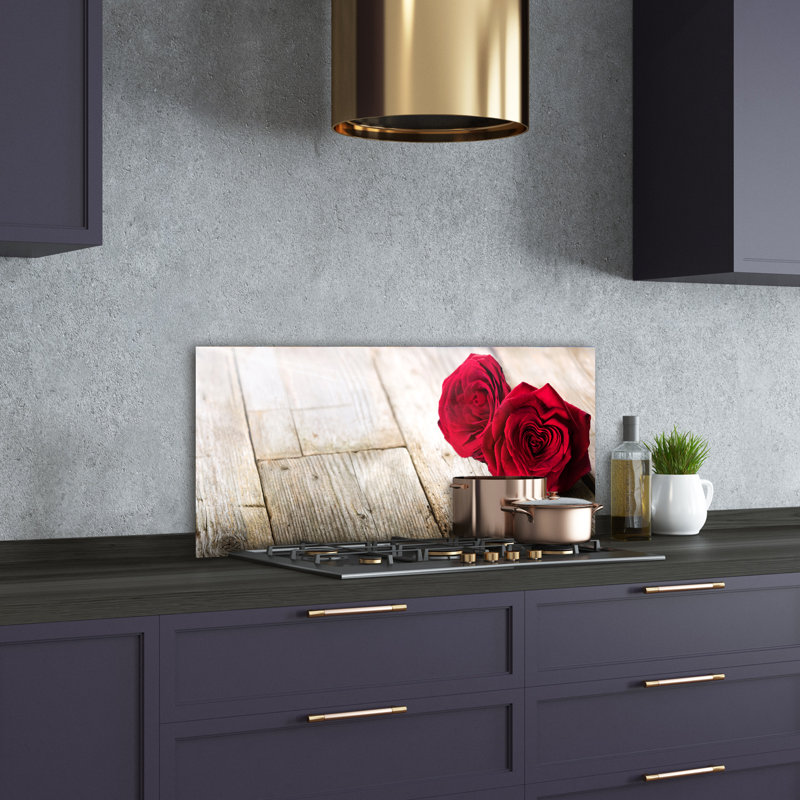 50cm W x 100cm L Glass Peel and Stick Panel