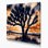 Art mural sur toile gris du sud-ouest des paysages Joshua Tree 106