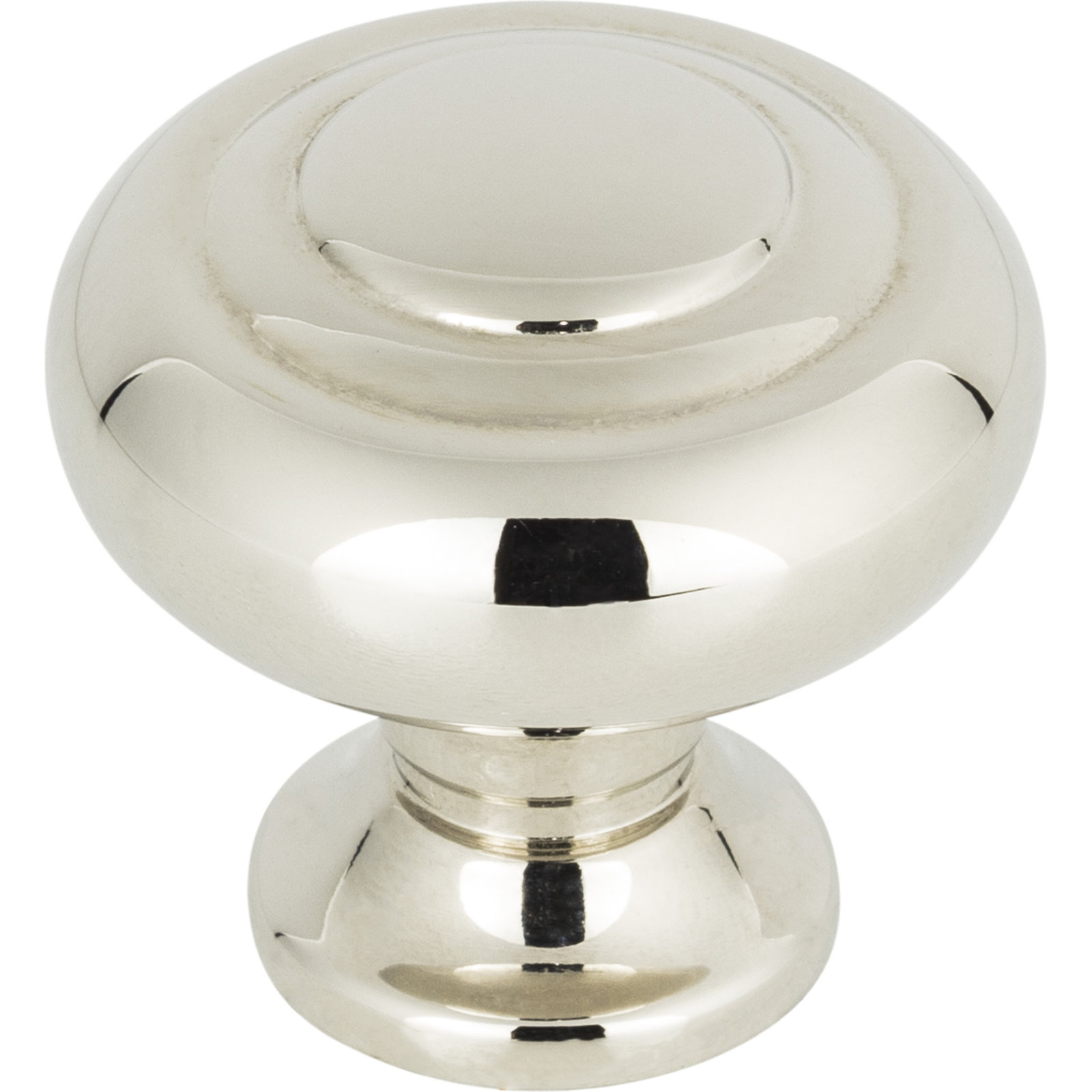 Grace Kent Mushroom Cabinet Knob, Polished Nickel
