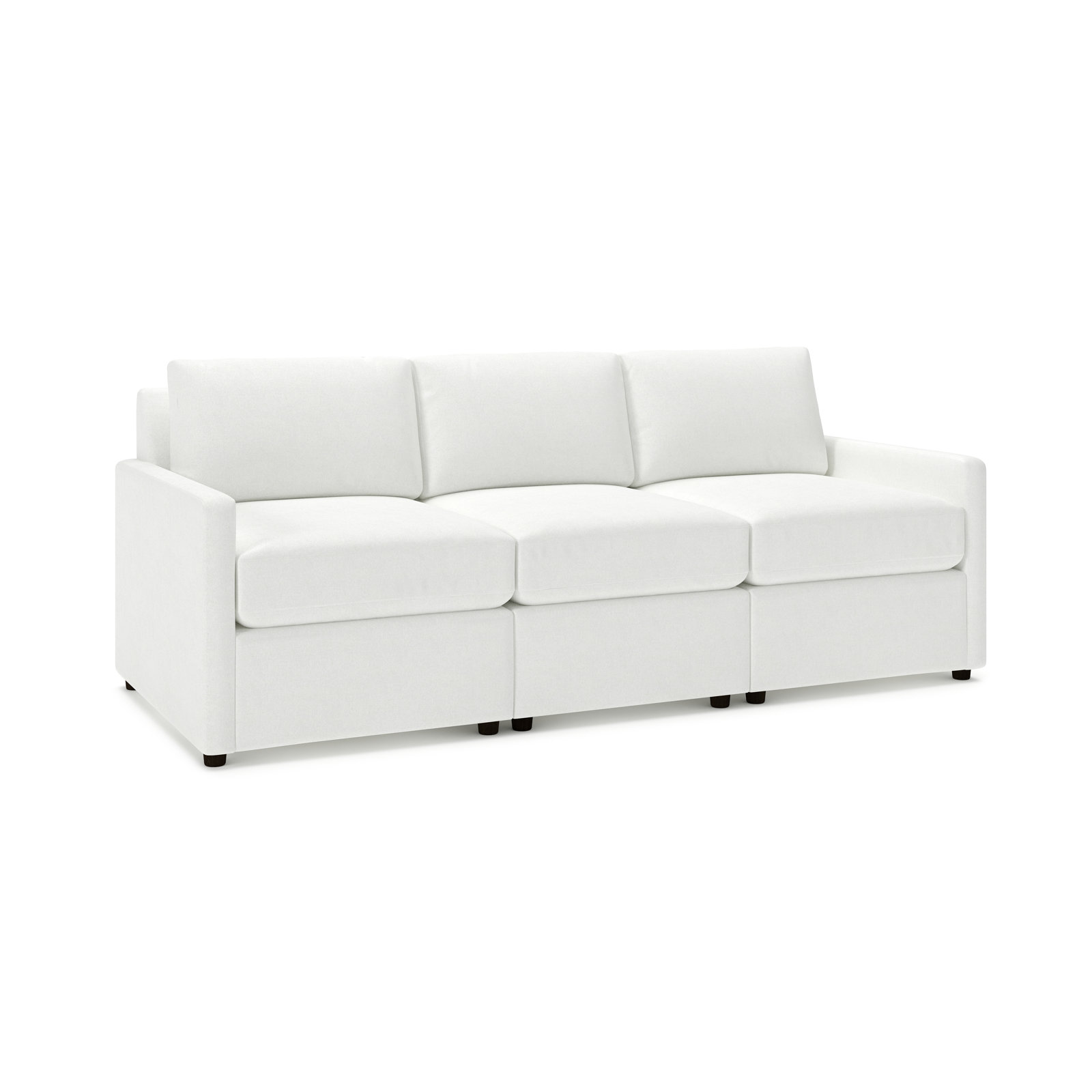 Damari 90" Modular Sofa, John Flour Performance Linen Blend