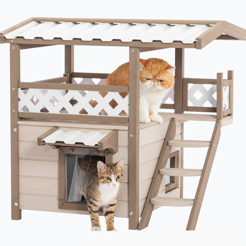 Solid Wood Elevated Pet Bed