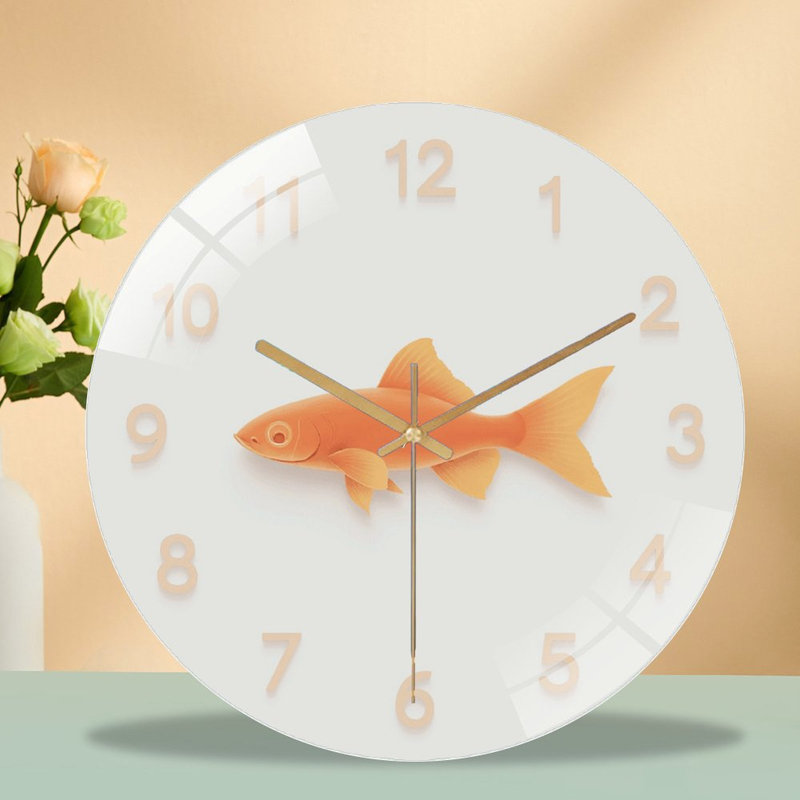 Horloge murale Fancy Goldfish