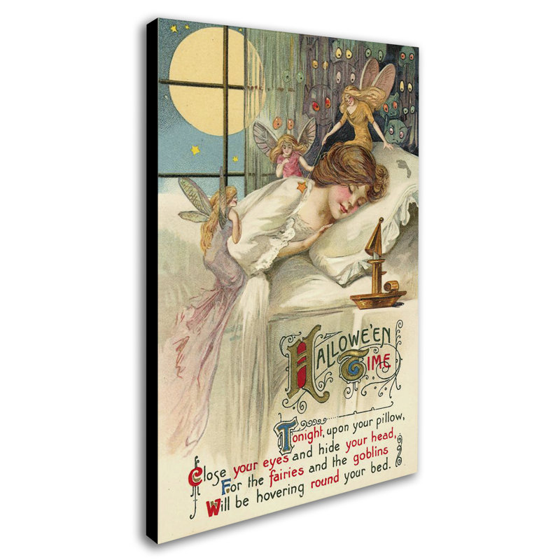 « halloween treize », reproduction d’impression sur toile tendue, H 19 po x l 12 po