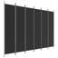Paravent 6 panneaux vidaXL noir 118,1 po x 86,6 po-88446025-94826621-88446022
