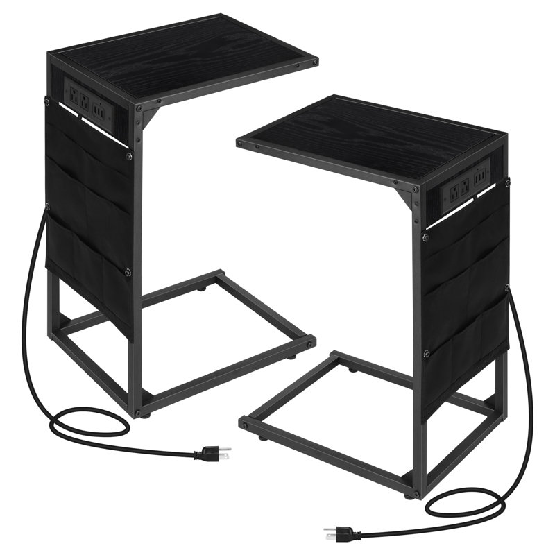 End Table Set, Black