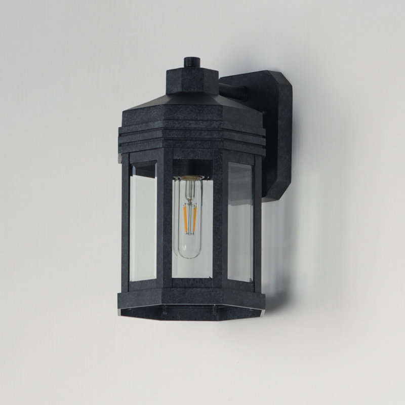Wright-Outdoor Wall Mount, 12.25" H x 7" W x 8" D