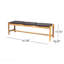 Banc d'extérieur 3 places Rustic Charm