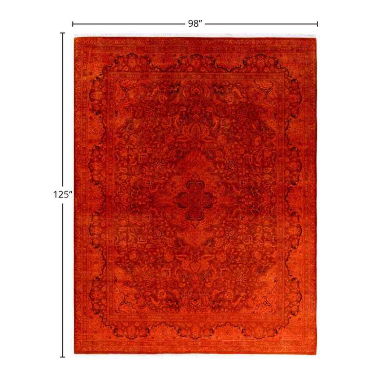 Overyed One-of-a-Kind Rectangle 8'2" X 10'5" Hand Knotted Area Rug