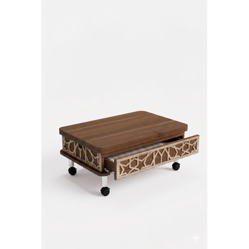 Table basse, Wallnut
