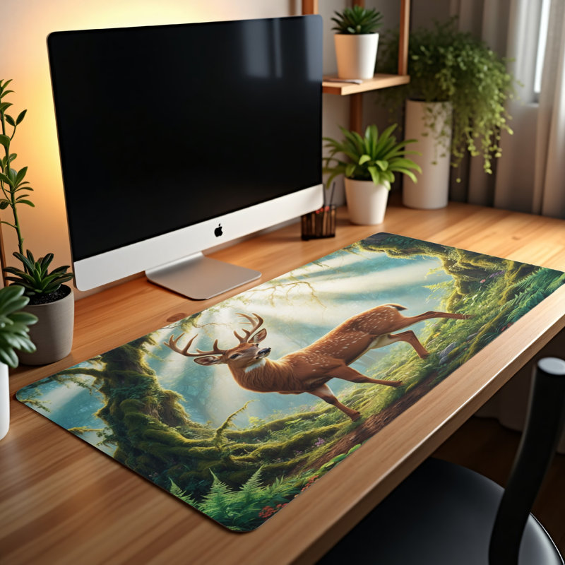 Polyester Desk Pad, 31.5x15.5