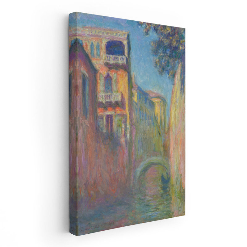 «The Rio della Salute», 1908, reproduction d'art sur toile, H 30 po x l 20 po