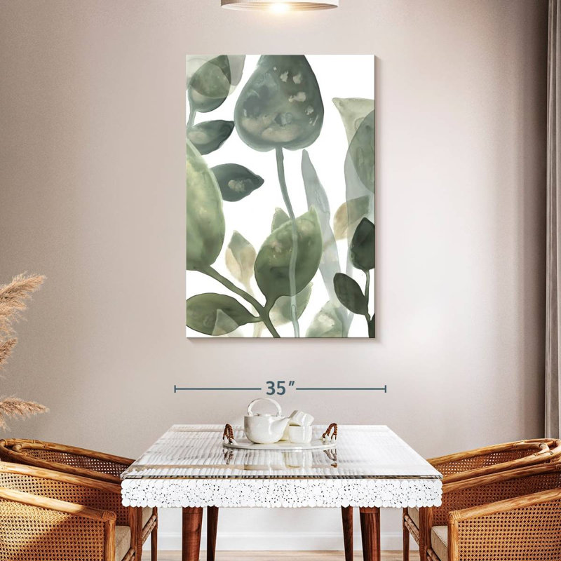Harnek Water Leaves I, H 48 po x l 32 po