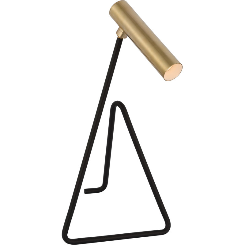 Kelly Wearstler Flesso Medium Desk Lamp, Antique-Burnished Brass