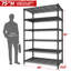 Étagère de rangement à 6 niveaux, étagère de rangement, tablette de cuisine ajustable-973418872