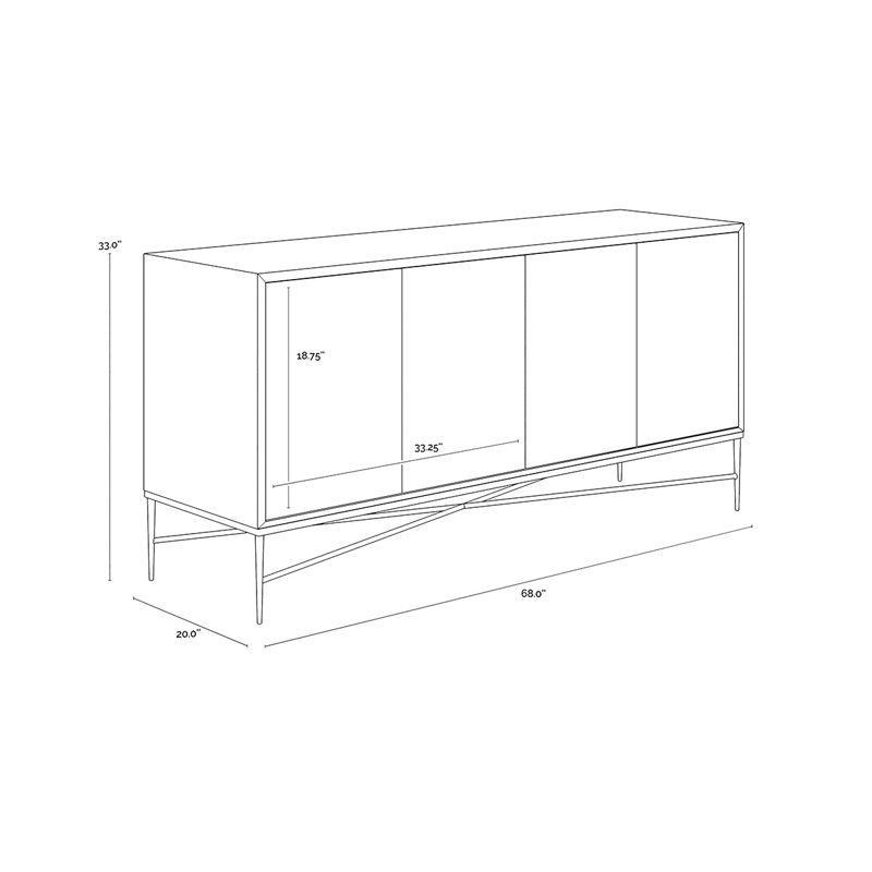 ALGARVE 68'' W Sideboard