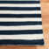 Canyon Wool Striped Area Rug in Black/Beige