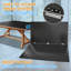 8ft Black Mid-Size Foldable & Portable Table Tennis Conversion Top for Indoor Games, Easy Setup and Storage-121089832-121089830