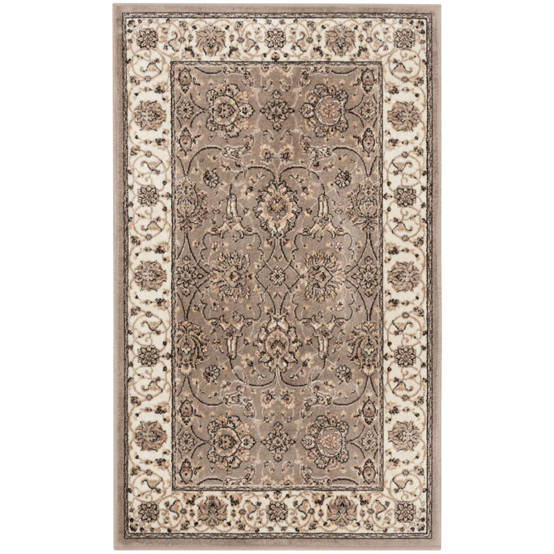 Carolus Viscose Pile Oriental Rug, Rectangle 2'2" x 3'7"