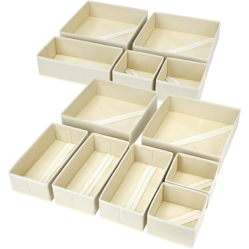 Ensemble de vêtements de tiroir, organisateur de commode, ensemble de rangement pliable
