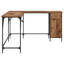 L-Shaped Metal Base Computer Desk-1233730045