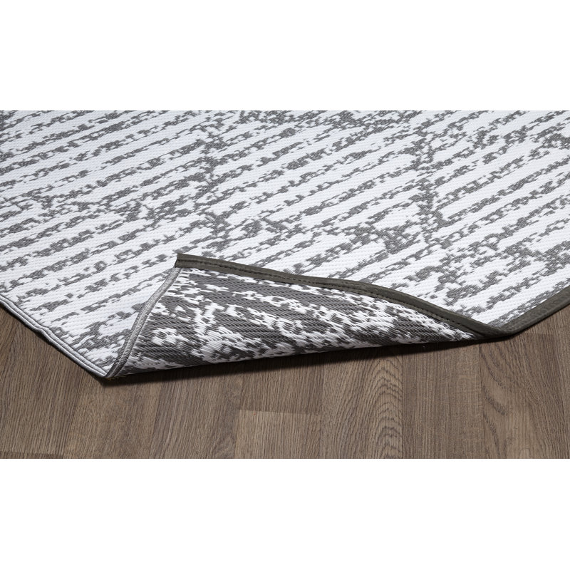 Tapis intérieur / extérieur en plastique réversible à séchage rapide Fiesta Premium, Rectangle 4 pi x 6 pi
