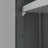 Grey Bathroom Cabinet Triangle Corner Storage Cabinet With Adjustable Shelf Modern Style MDF Board