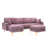 100 % polyester mauve est en rupture de stock sélectionné