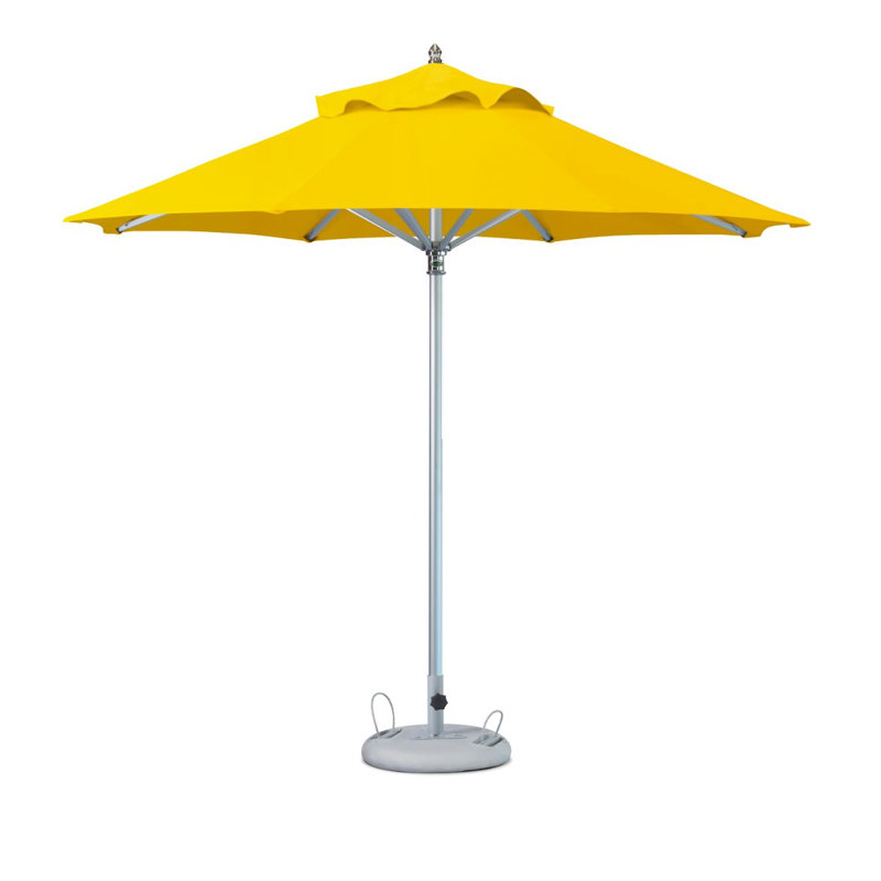 Parasol de marché Clearence, H 102,36 po x l 157,44 po x P 157,44 po, Jaune