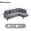 Canapé modulaire en L 95 po-605288891