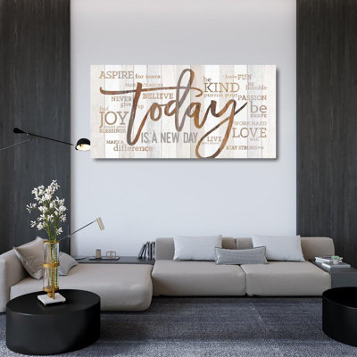 Trinx Rae, Marla Gallery Wrapped Canvas Art Titled: Today is a New Day
