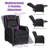 Faux Leather Recliner-51712767