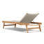 Delano Outdoor Teak Chaise Lounge-88234818
