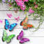 Décorations murales en forme de papillon, 4 pièces, décorations d'intérieur et d'extérieur